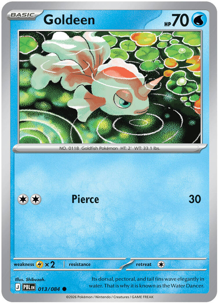 Goldeen 013/084 - POKEMON MEGA EVOLUTION: PITCH BLACK - Pokemon Single Card