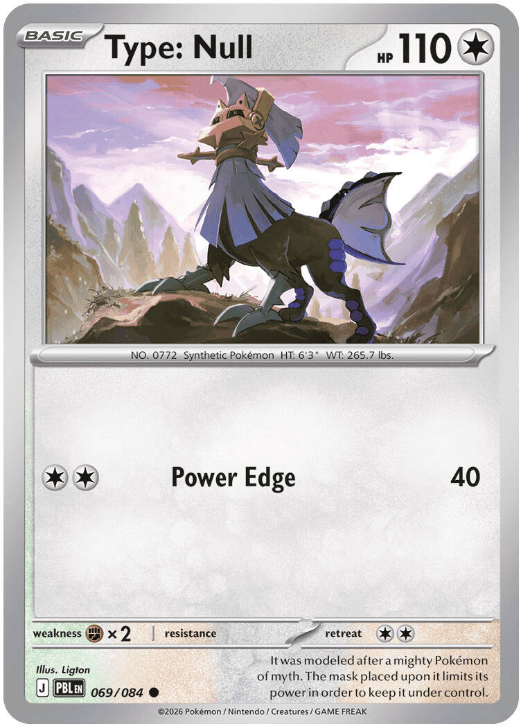 Type: Null 069/084 - POKEMON MEGA EVOLUTION: PITCH BLACK - Pokemon Single Card