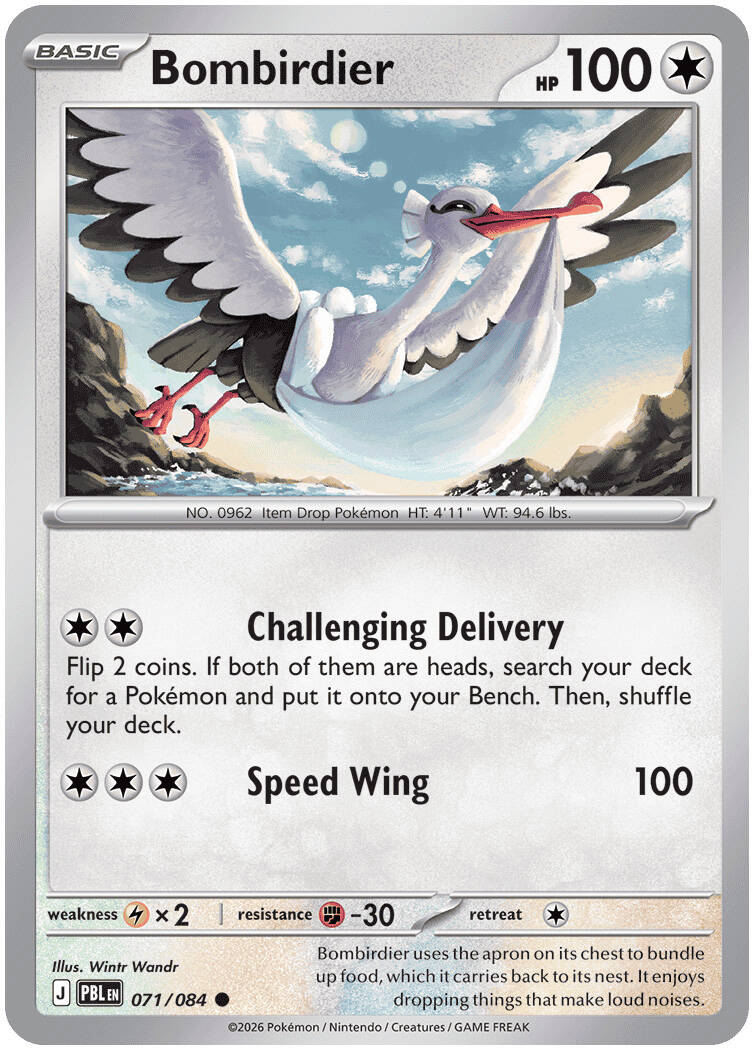 Bombirdier 071/084 - POKEMON MEGA EVOLUTION: PITCH BLACK - Pokemon Single Card