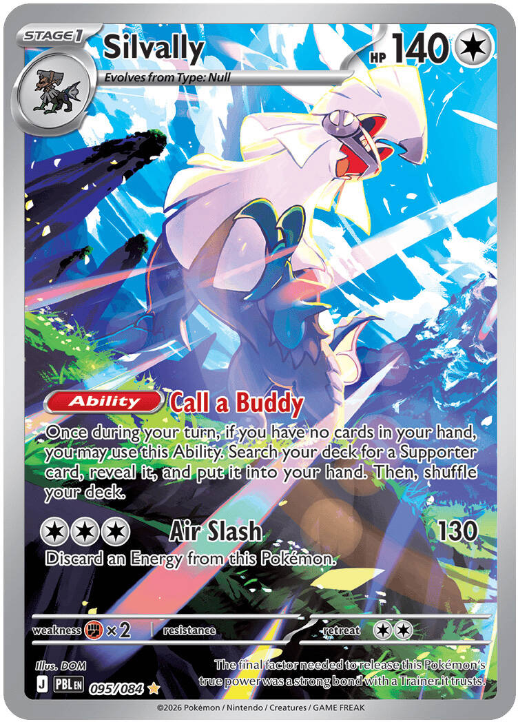 Silvally 095/084 - POKEMON MEGA EVOLUTION: PITCH BLACK - Pokemon Single Card