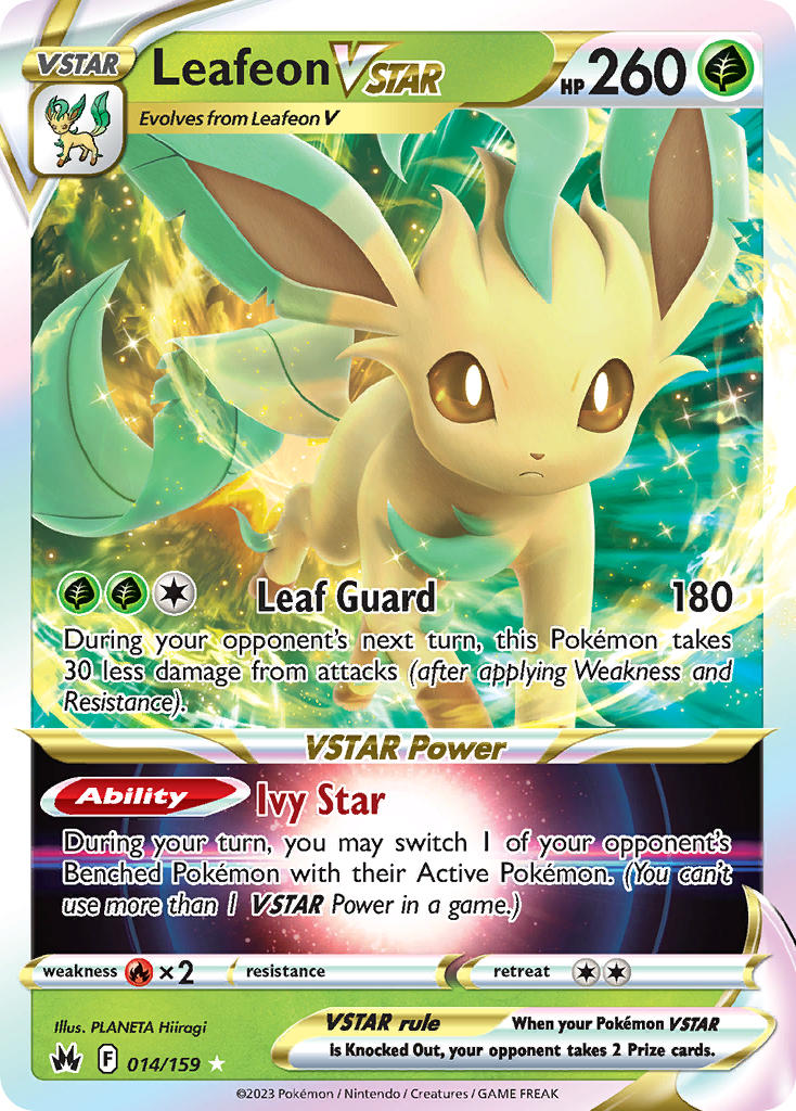 Leafeon VSTAR 014/159 - POKEMON SWORD & SHIELD: CROWN ZENITH