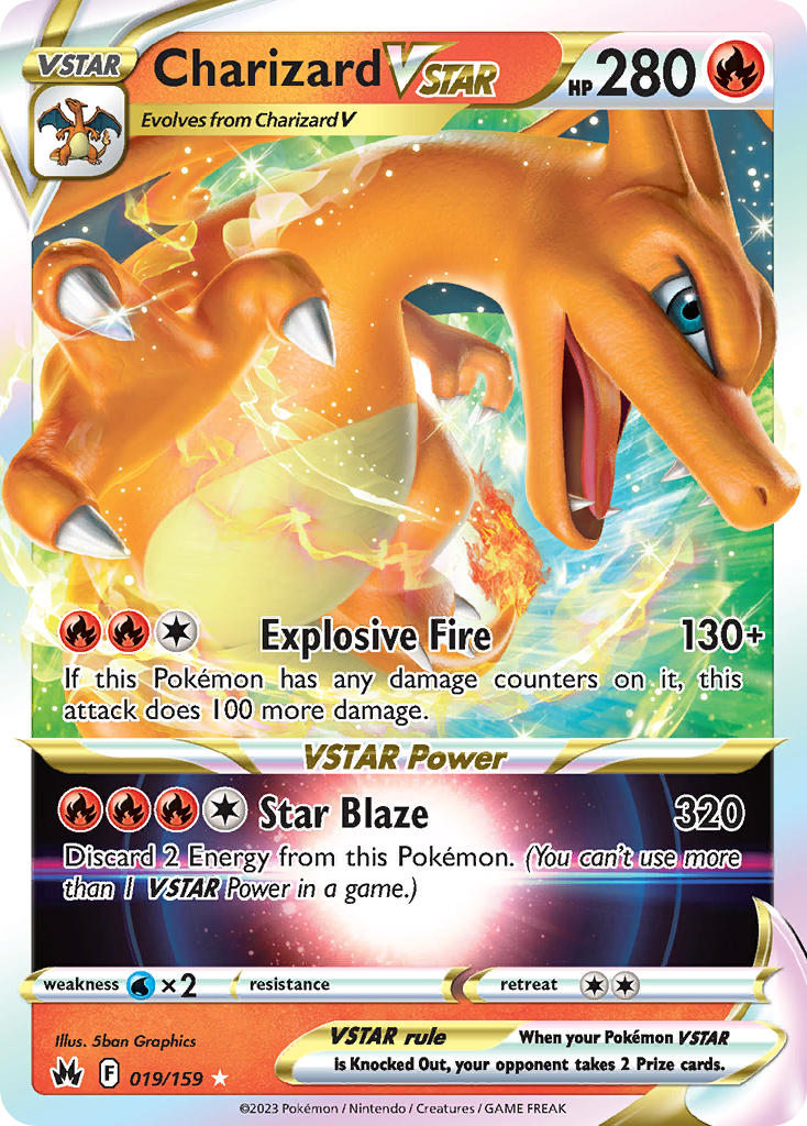 Charizard VSTAR 019/159 - POKEMON SWORD & SHIELD: CROWN ZENITH