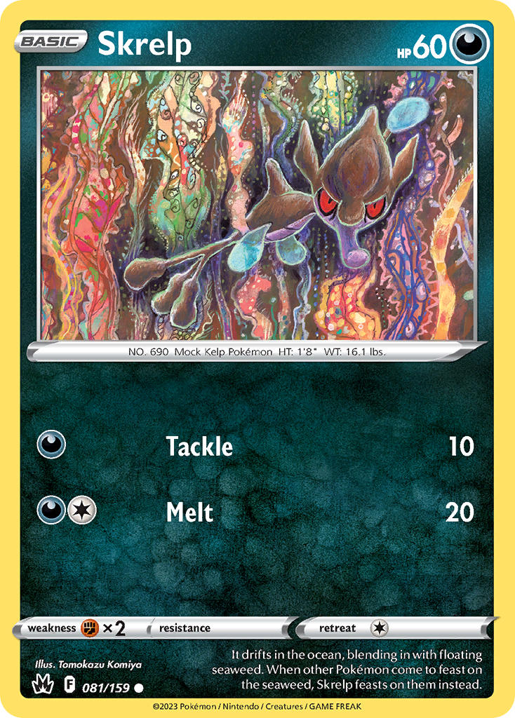 Skrelp 081/159 - POKEMON SWORD & SHIELD: CROWN ZENITH