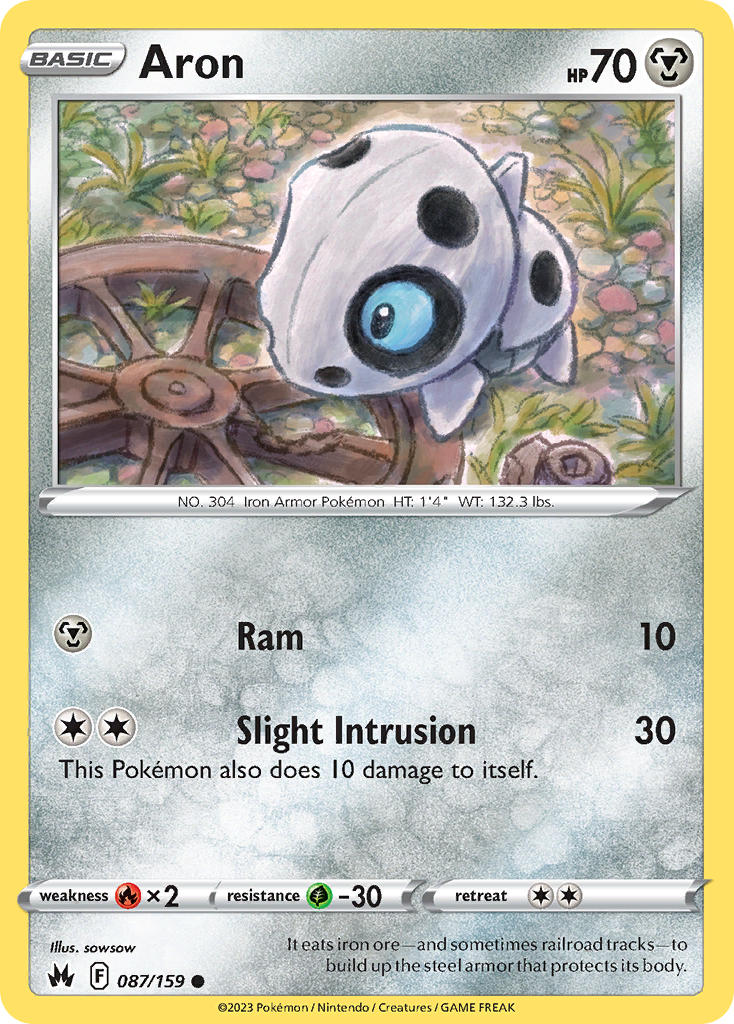 Aron 087/159 - POKEMON SWORD & SHIELD: CROWN ZENITH