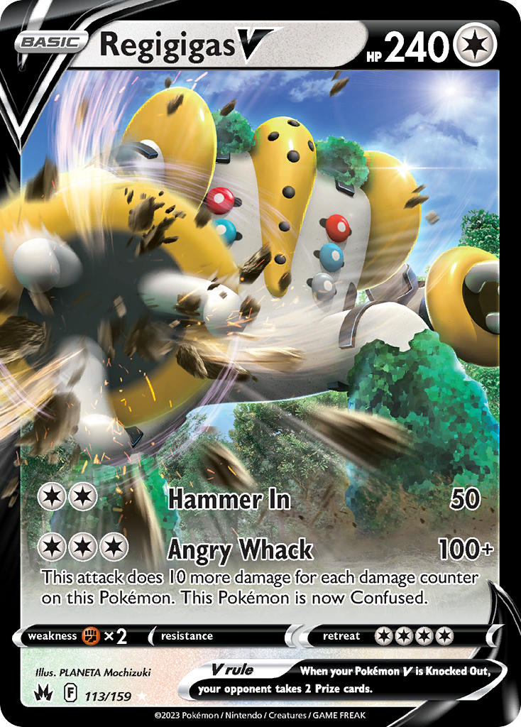 Regigigas V 113/159 - POKEMON SWORD & SHIELD: CROWN ZENITH