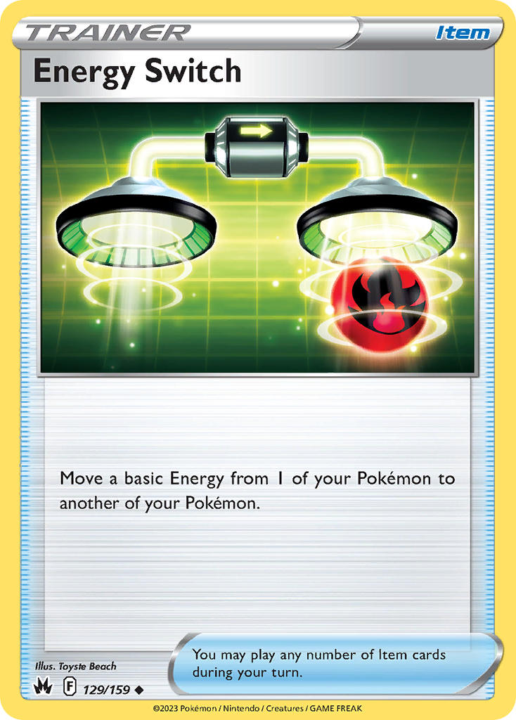 Energy Switch 129/159 - POKEMON SWORD & SHIELD: CROWN ZENITH