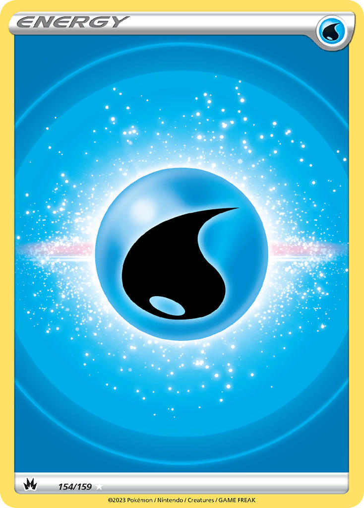 Water Energy 154/159 - POKEMON SWORD & SHIELD: CROWN ZENITH