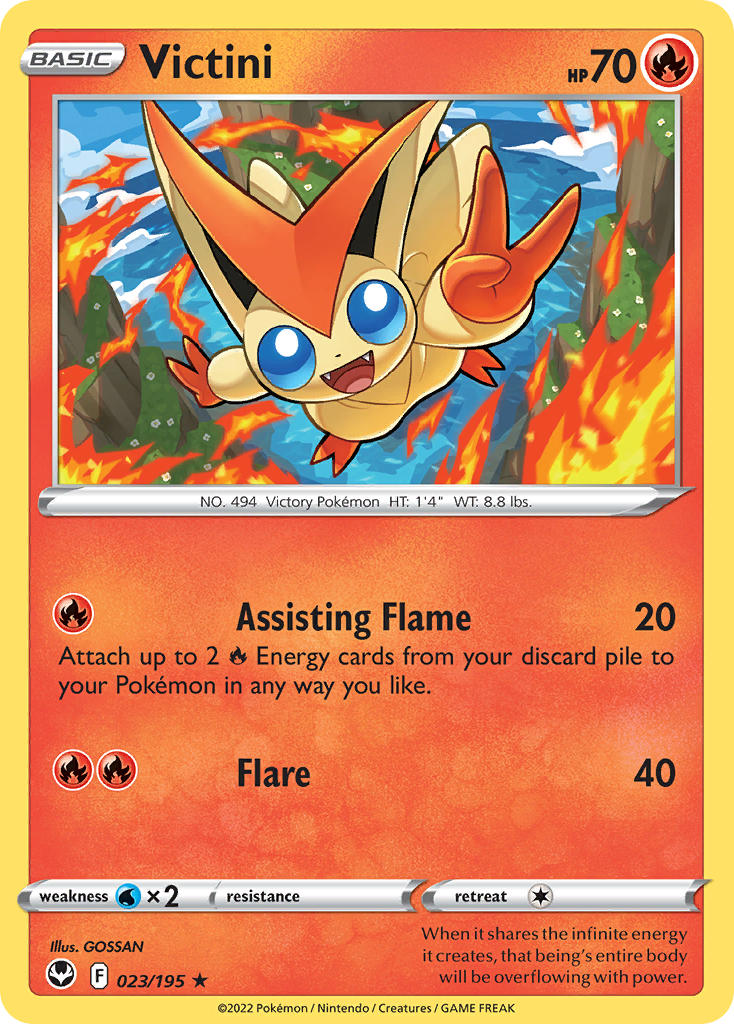 Victini 023/195 - POKEMON SWORD & SHIELD: SILVER TEMPEST