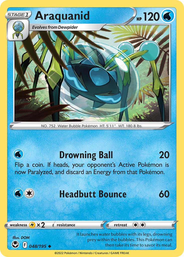 Araquanid 048/195 - POKEMON SWORD & SHIELD: SILVER TEMPEST