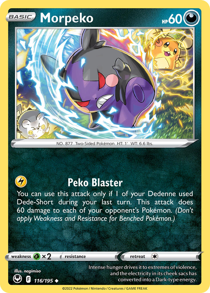 Morkepo 116/195 - POKEMON SWORD & SHIELD: SILVER TEMPEST