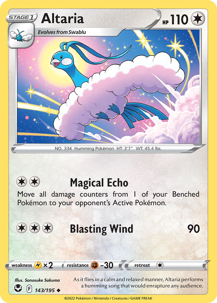 Altaria 143/195 - POKEMON SWORD & SHIELD: SILVER TEMPEST