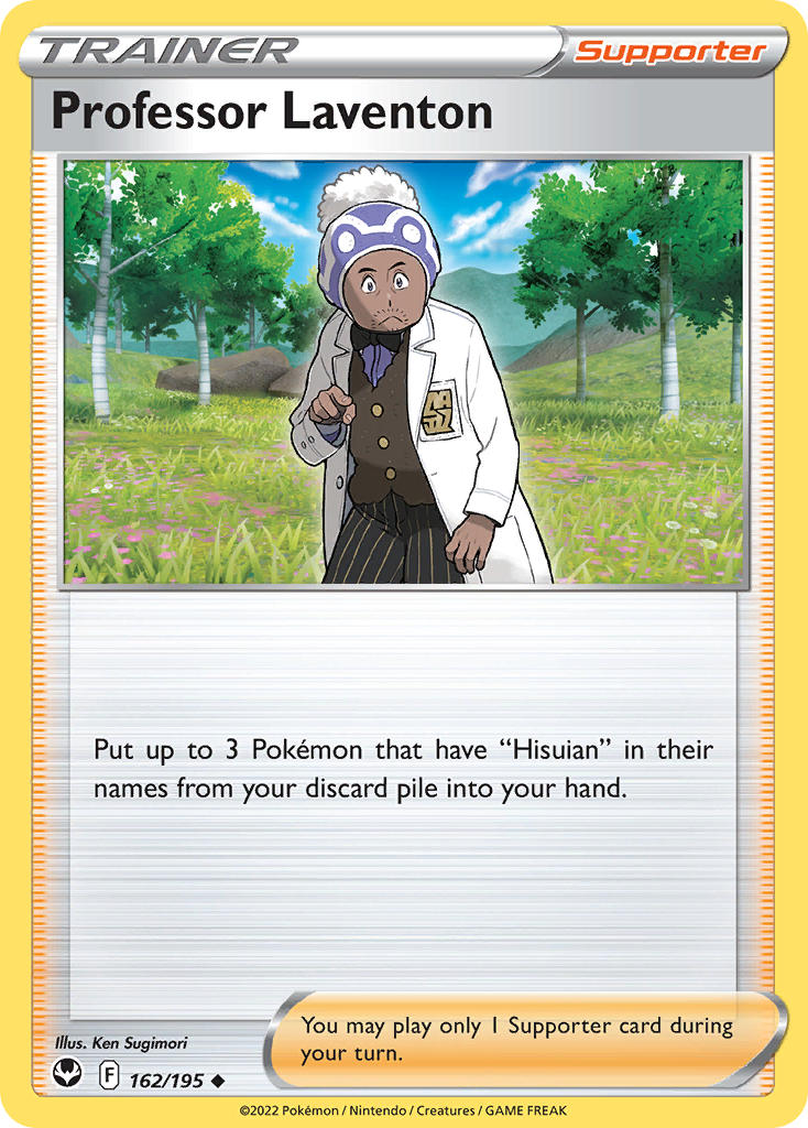 Professor Laventon 162/195 - POKEMON SWORD & SHIELD: SILVER TEMPEST