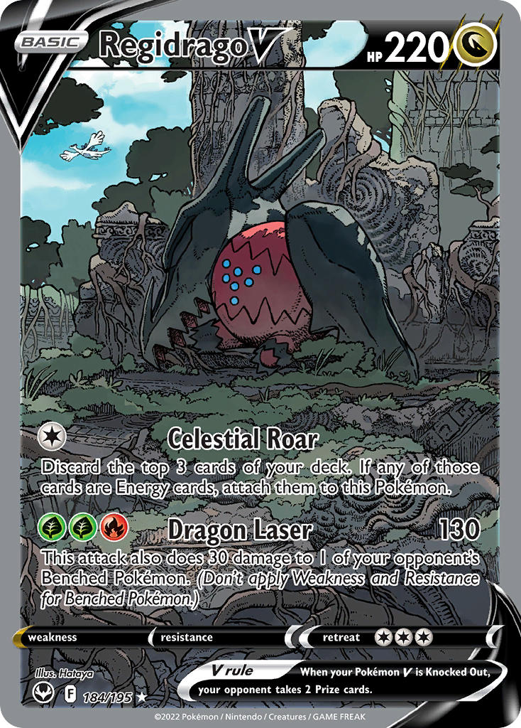 Regidrago V 184/195 - POKEMON SWORD & SHIELD: SILVER TEMPEST
