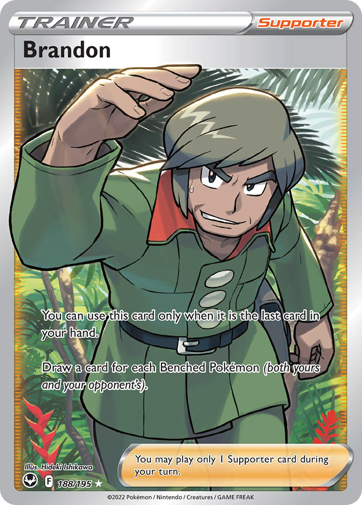 Brandon 188/195 - POKEMON SWORD & SHIELD: SILVER TEMPEST