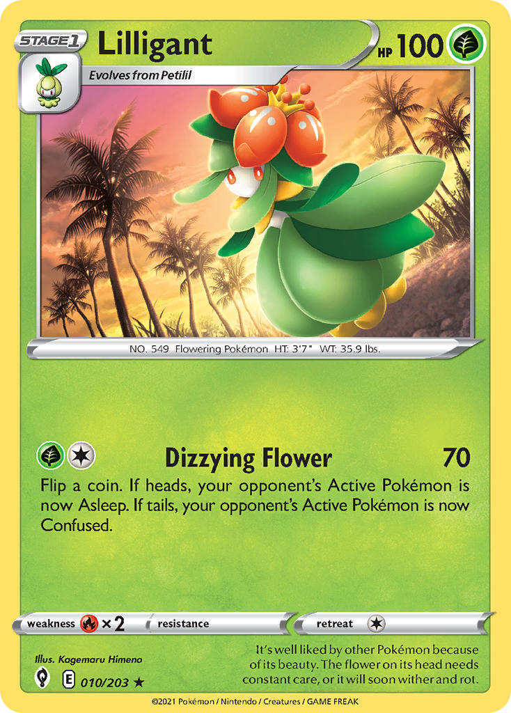 Lilligant 010/203 - POKEMON SWORD & SHIELD: EVOLVING SKIES