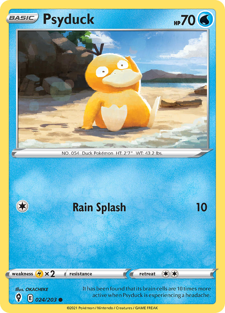 Psyduck 024/203 - POKEMON SWORD & SHIELD: EVOLVING SKIES
