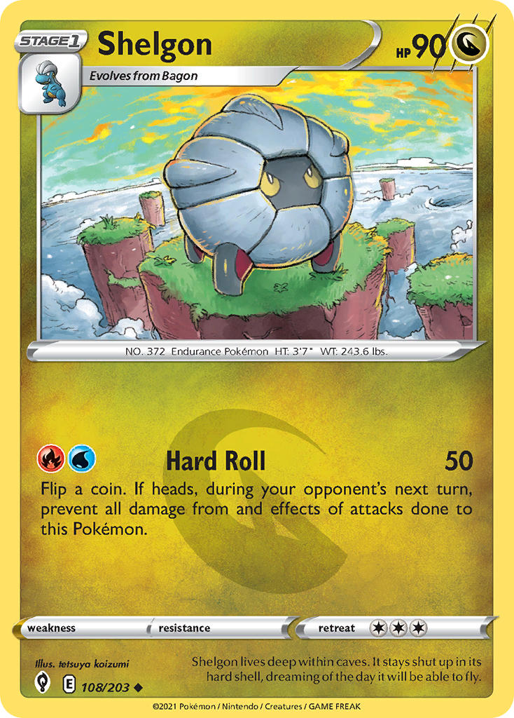Shelgon 108/203 - POKEMON SWORD & SHIELD: EVOLVING SKIES