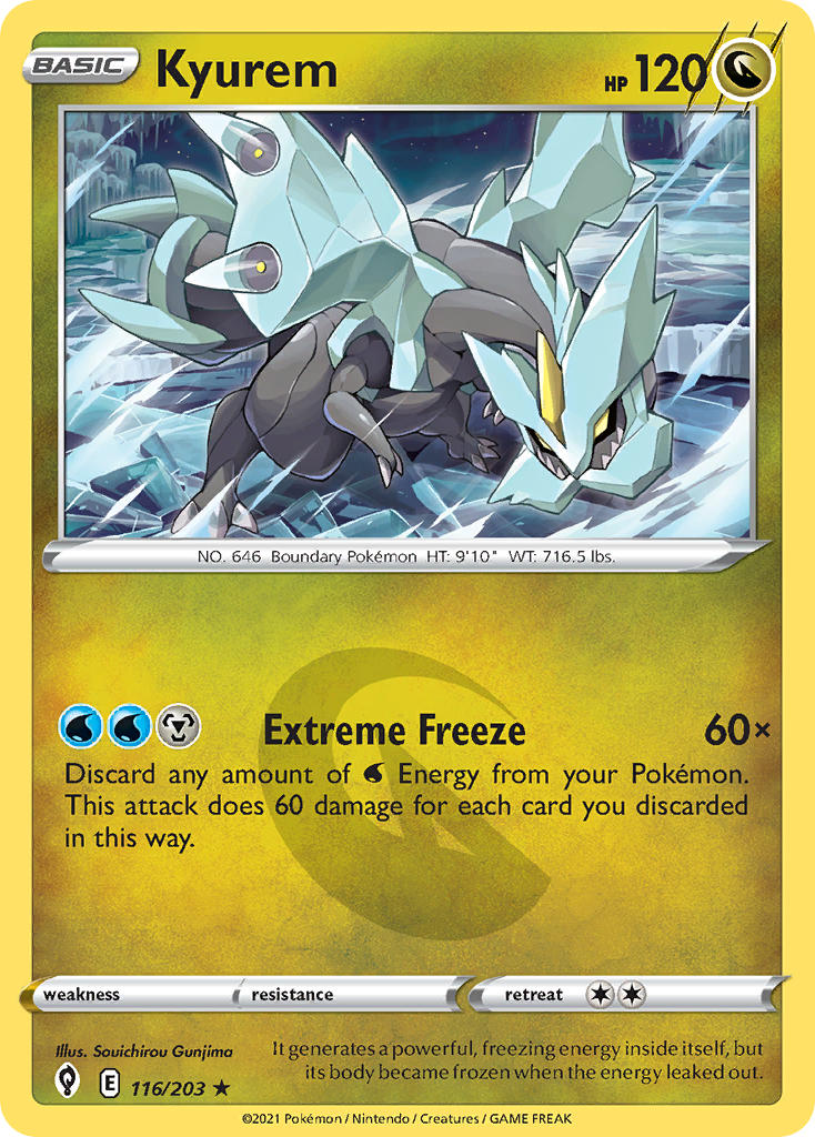 Kyurem 116/203 - POKEMON SWORD & SHIELD: EVOLVING SKIES