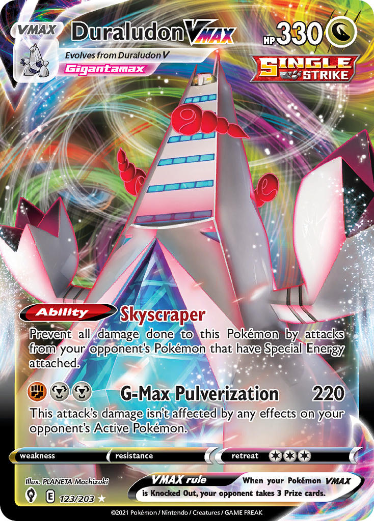 Duraludon VMAX 123/203 - POKEMON SWORD & SHIELD: EVOLVING SKIES