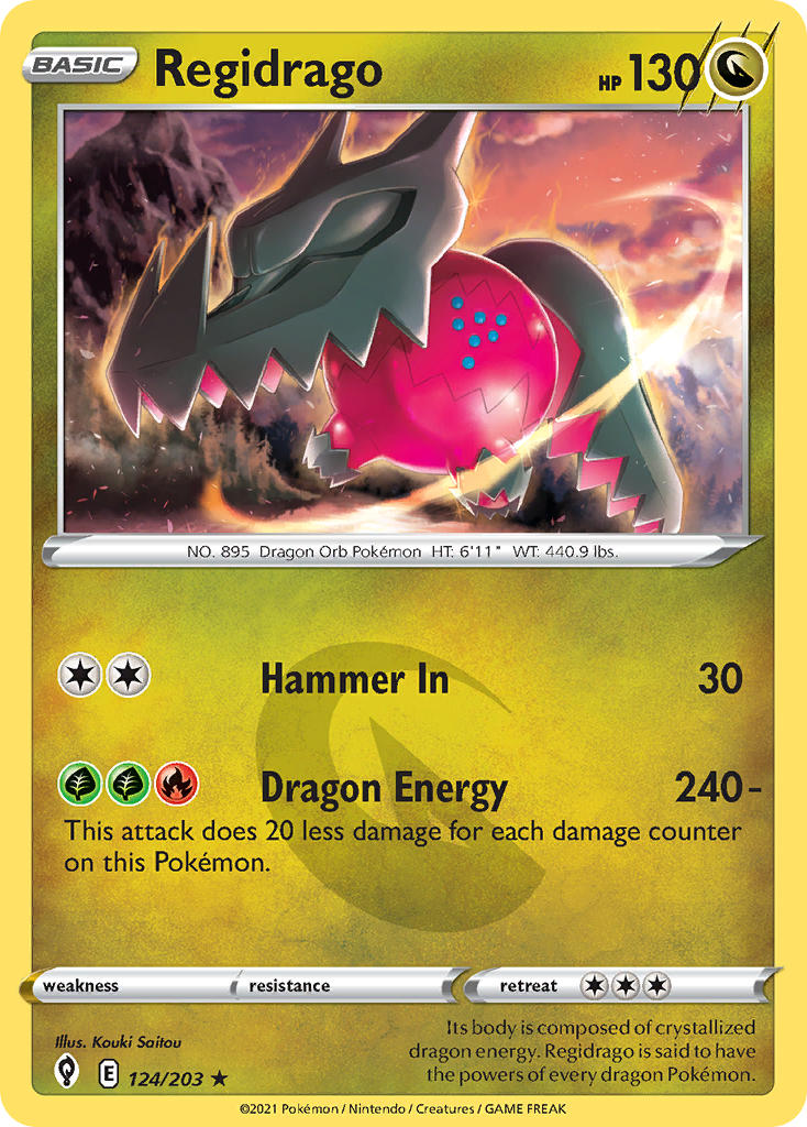Regidrago 124/203 - POKEMON SWORD & SHIELD: EVOLVING SKIES