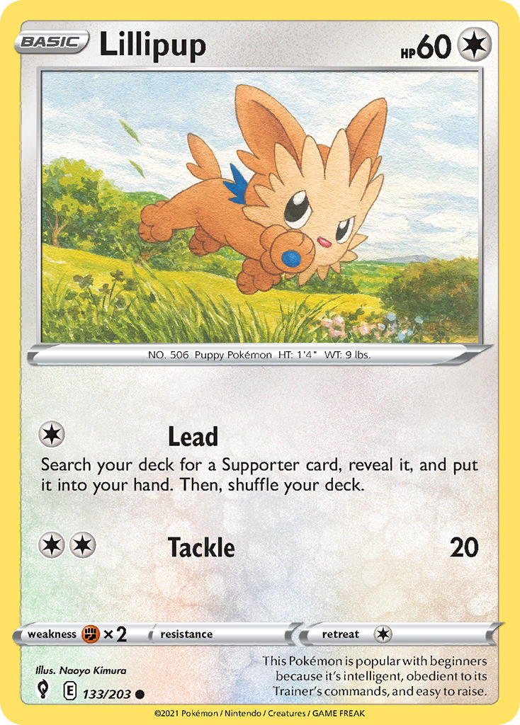 Lillipup 133/203 - POKEMON SWORD & SHIELD: EVOLVING SKIES