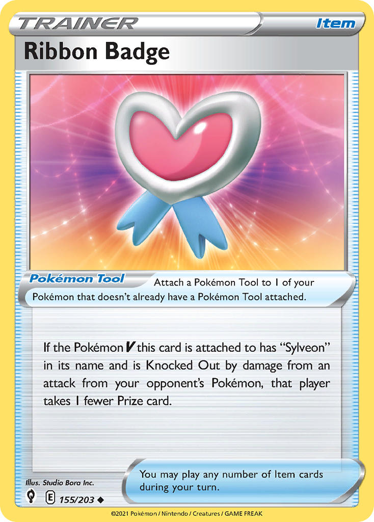 Ribbon Badge 155/203 - POKEMON SWORD & SHIELD: EVOLVING SKIES