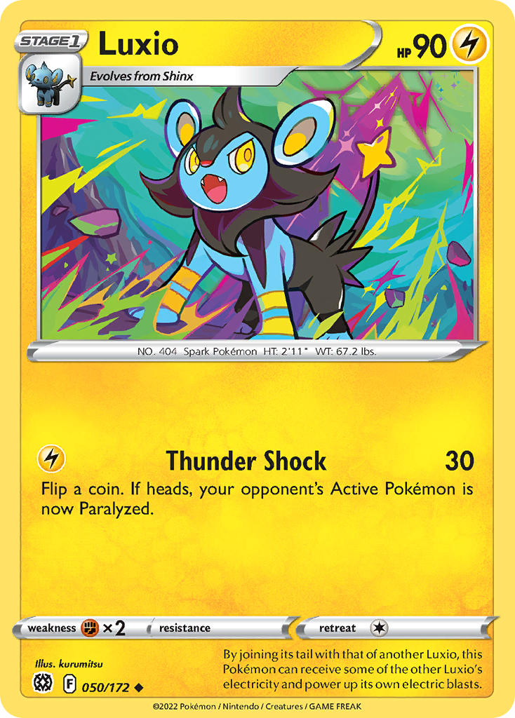 Luxio 050/172 - POKEMON SWORD & SHIELD: BRILLIANT STARS
