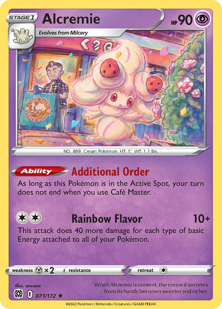Alcremie 071/172 - POKEMON SWORD & SHIELD: BRILLIANT STARS