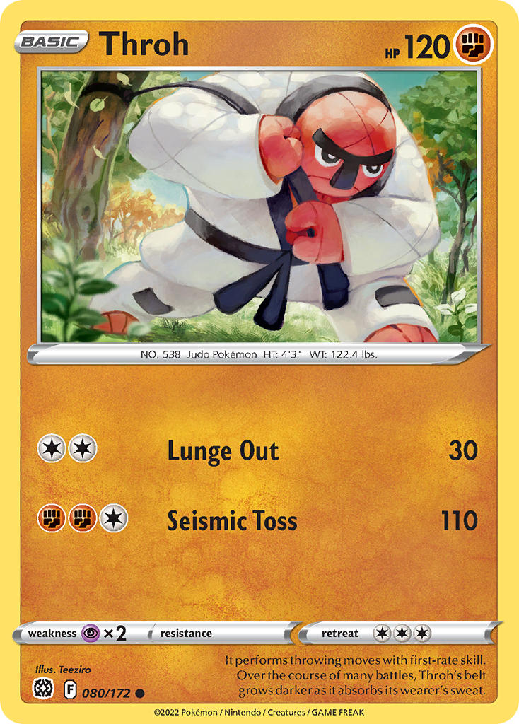 Throh 080/172 - POKEMON SWORD & SHIELD: BRILLIANT STARS