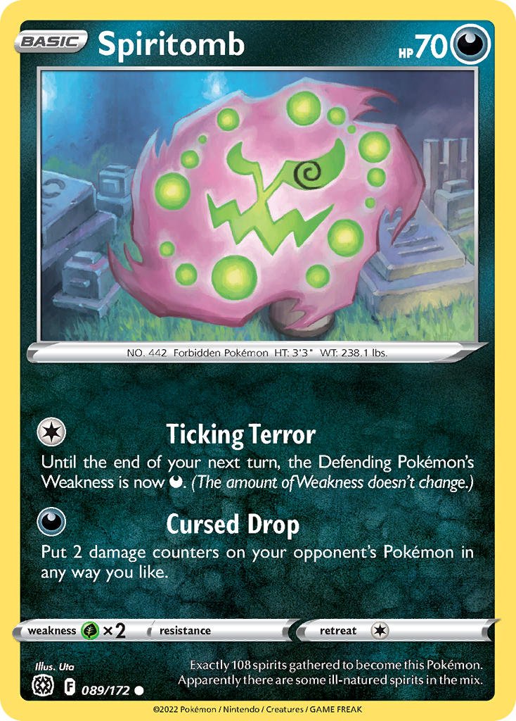 Spiritomb 089/172 - POKEMON SWORD & SHIELD: BRILLIANT STARS