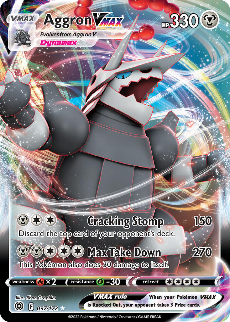Aggron VMAX 097/172 - POKEMON SWORD & SHIELD: BRILLIANT STARS