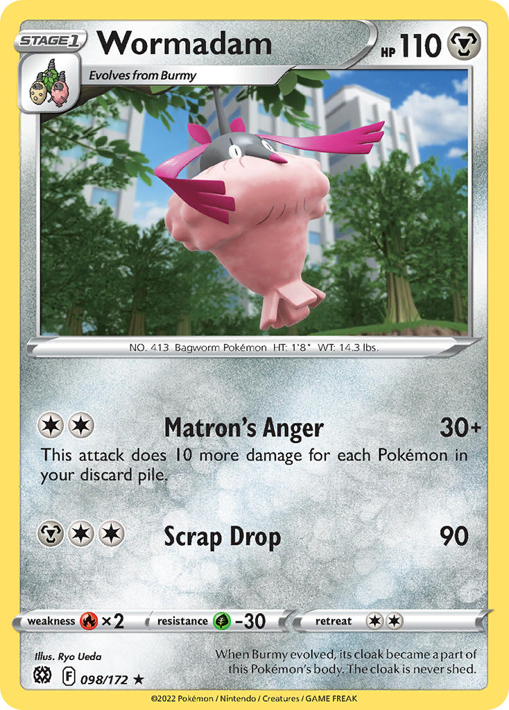 Wormadam 098/172 - POKEMON SWORD & SHIELD: BRILLIANT STARS