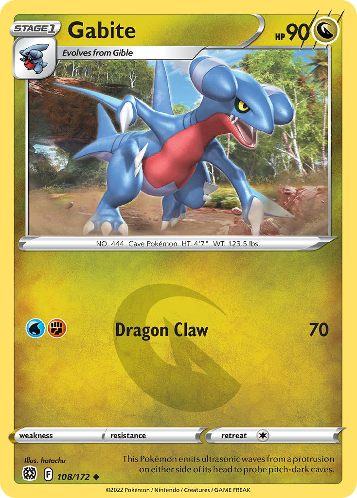 Gabite 108/172 - POKEMON SWORD & SHIELD: BRILLIANT STARS