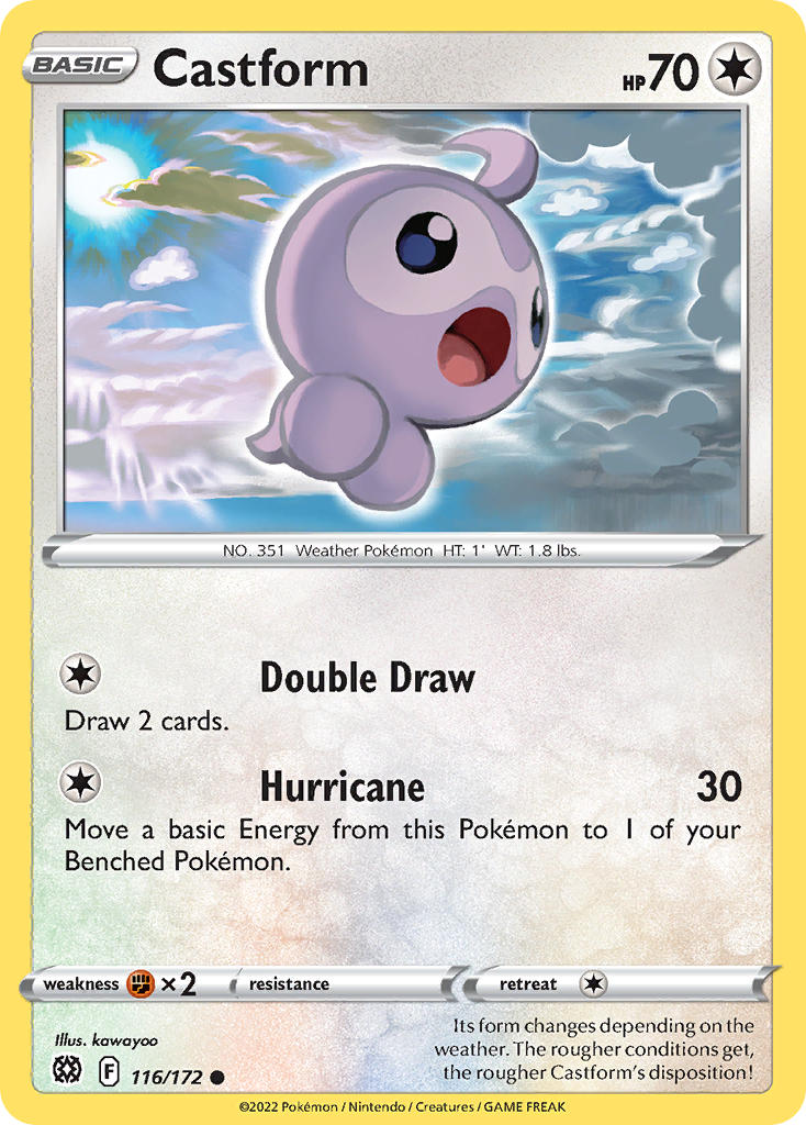 Castform 116/172 - POKEMON SWORD & SHIELD: BRILLIANT STARS