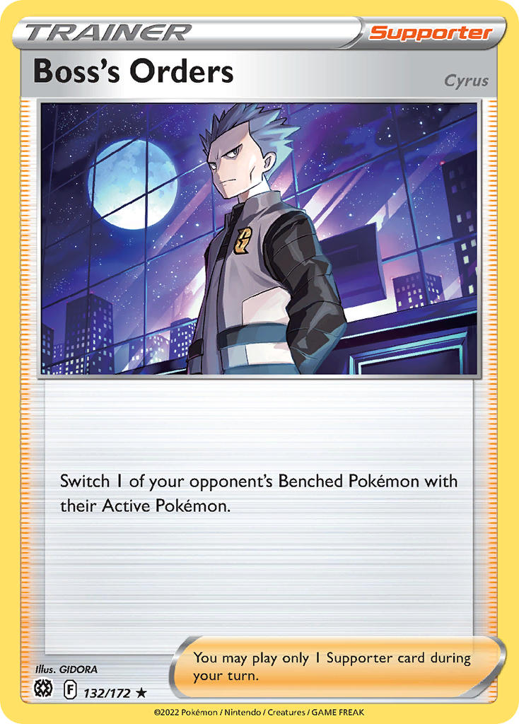 Boss's Orders 132/172 - POKEMON SWORD & SHIELD: BRILLIANT STARS
