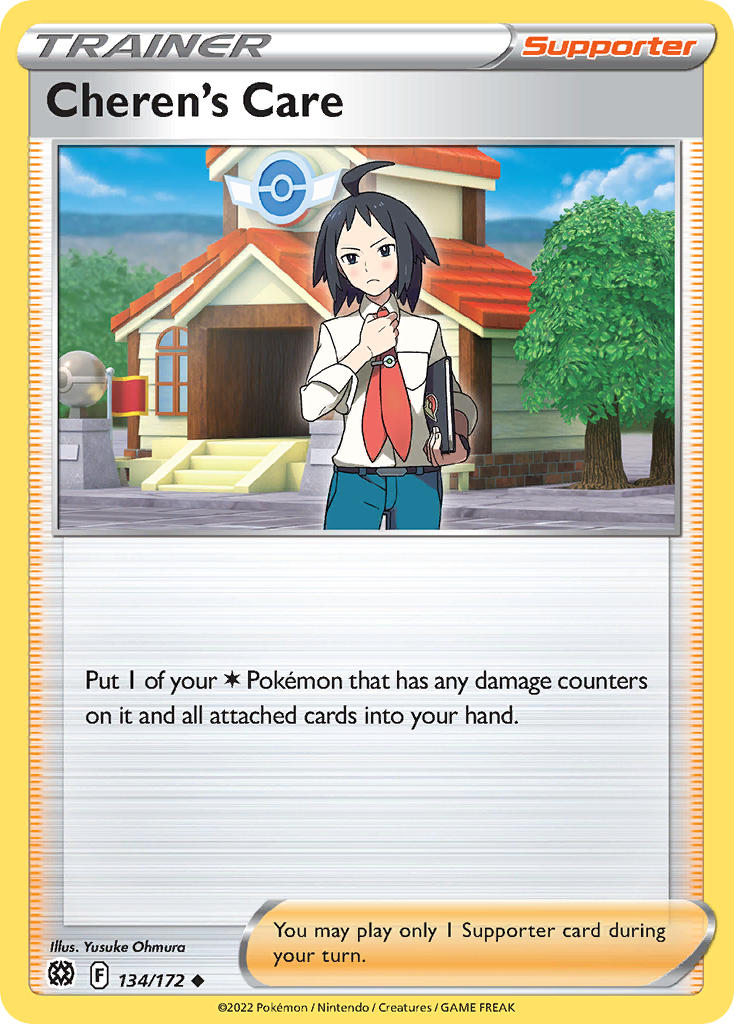 Cheren's Care 134/172 - POKEMON SWORD & SHIELD: BRILLIANT STARS