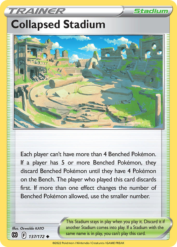 Collapsed Stadium 137/172 - POKEMON SWORD & SHIELD: BRILLIANT STARS