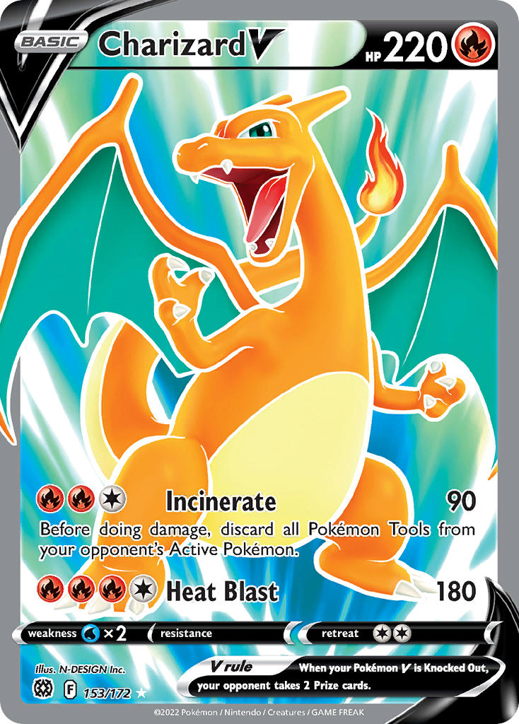 Charizard V 153/172 - POKEMON SWORD & SHIELD: BRILLIANT STARS