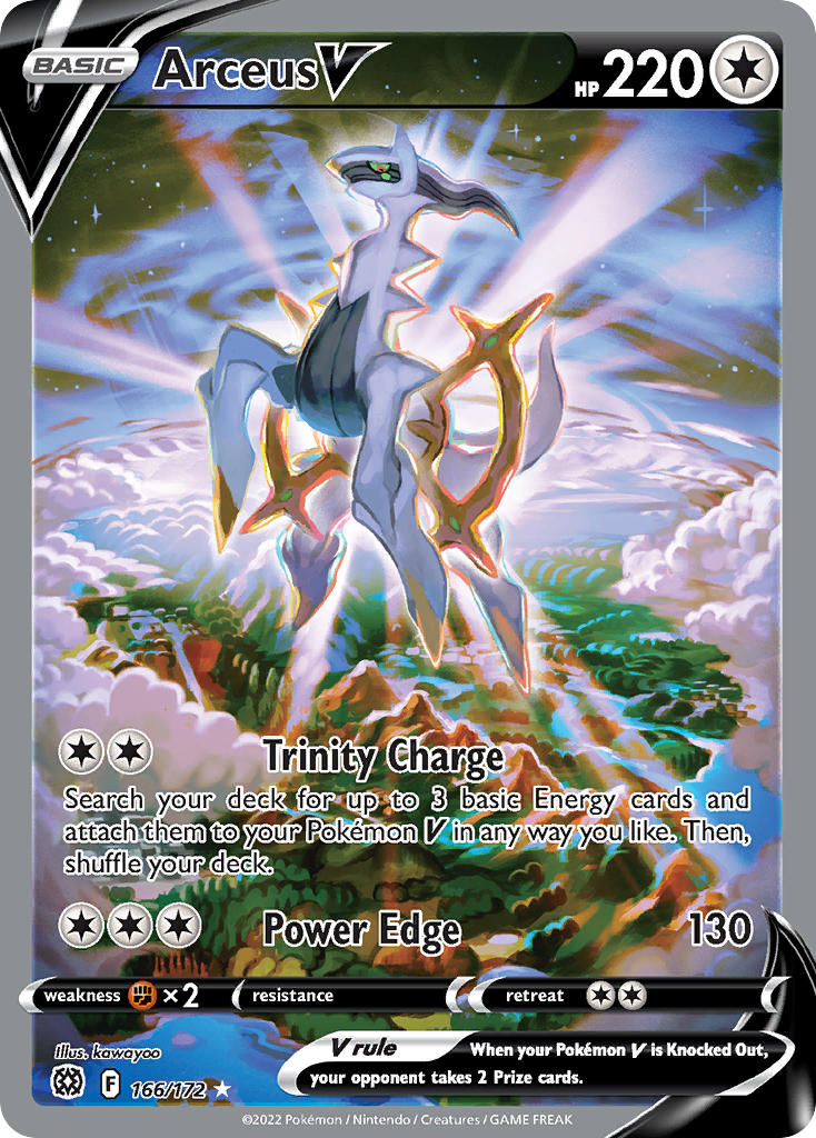 Arceus V 166/172 - POKEMON SWORD & SHIELD: BRILLIANT STARS