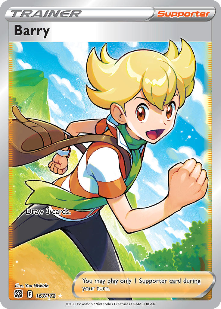 Barry 167/172 - POKEMON SWORD & SHIELD: BRILLIANT STARS