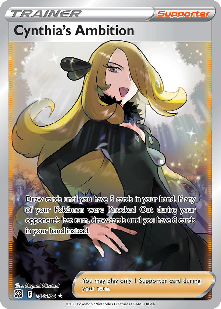 Cynthia's Ambition 169/172 - POKEMON SWORD & SHIELD: BRILLIANT STARS