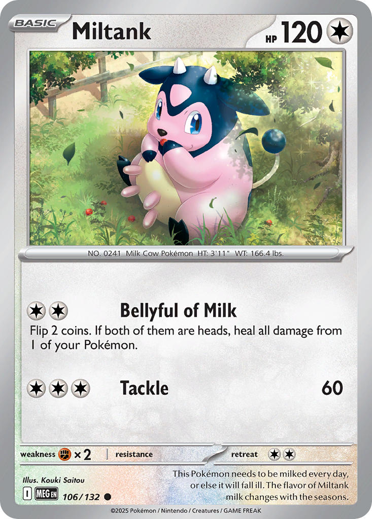 106/132 Miltank - MEGA EVOLUTION: BASE SET - Pokemon Single Card