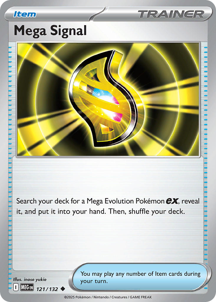 121/132 Mega Signal - MEGA EVOLUTION: BASE SET - Pokemon Single Card