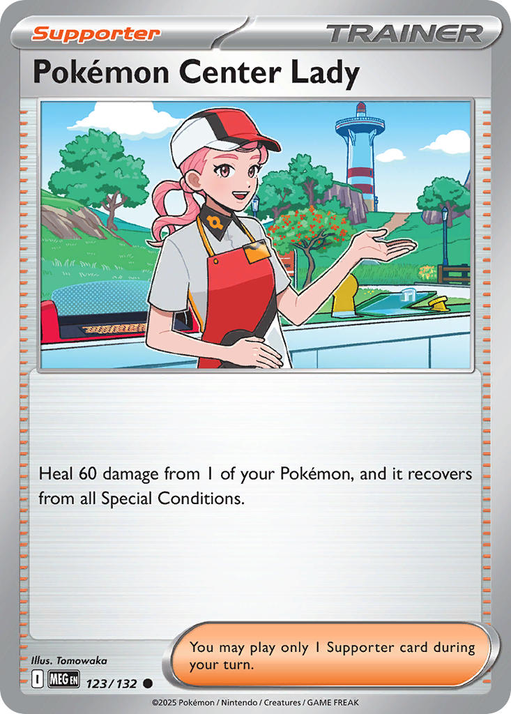 122/132 Pokémon Center Lady - MEGA EVOLUTION: BASE SET - Pokemon Single Card