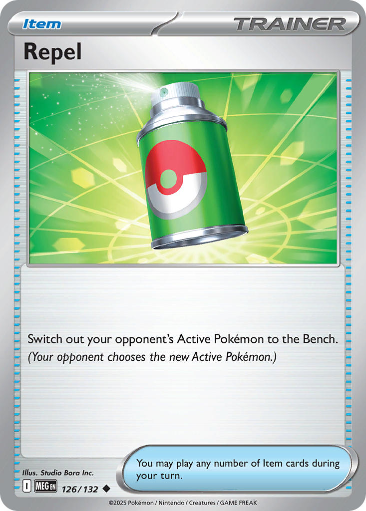 126/132 Repel - MEGA EVOLUTION: BASE SET - Pokemon Single Card