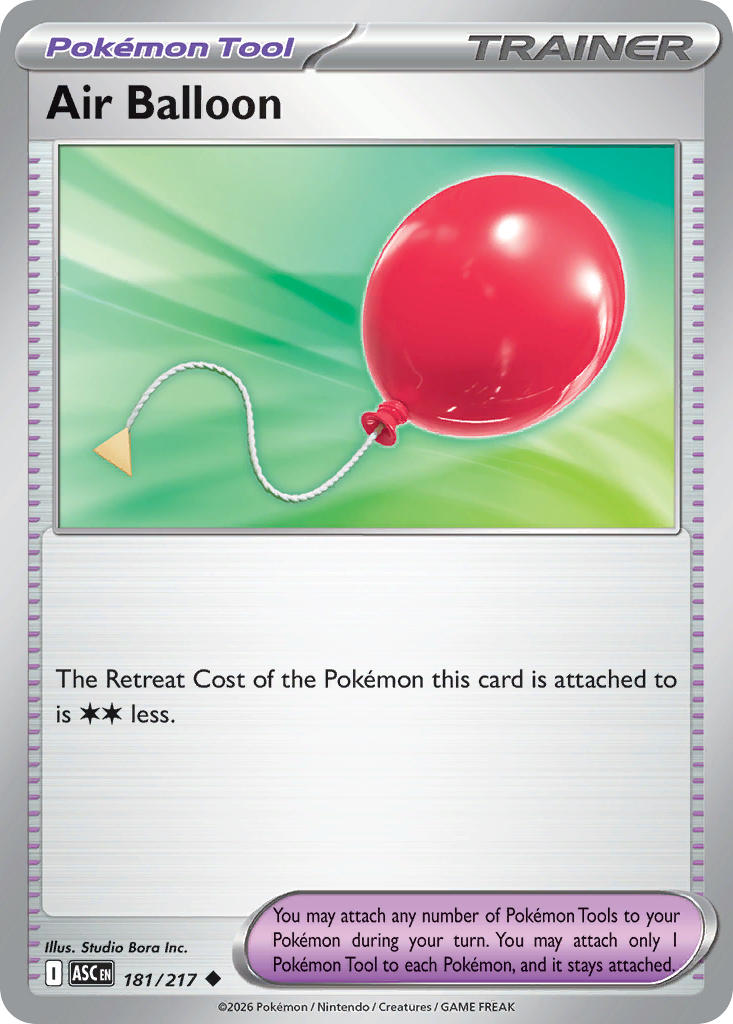 Air Baloon 181/217 - POKEMON MEGA EVOLUTION: ASCENDED HEROES