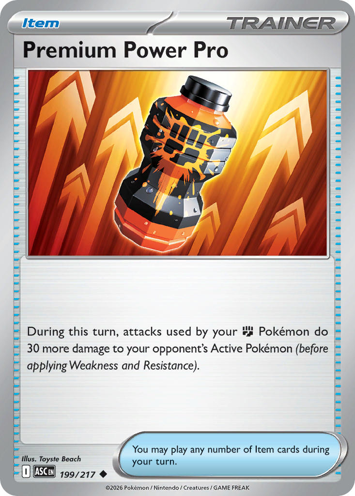 Premium Power Pro 199/217 - POKEMON MEGA EVOLUTION: ASCENDED HEROES