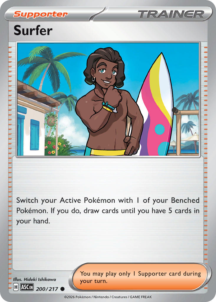 Surfer 200/217 - POKEMON MEGA EVOLUTION: ASCENDED HEROES