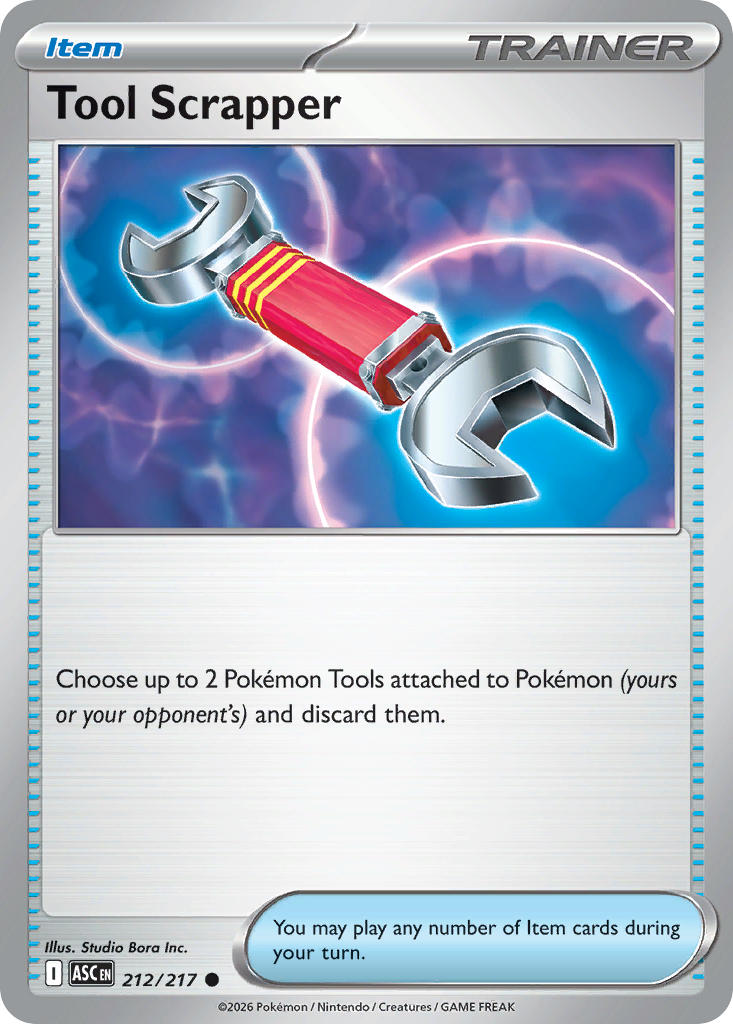 Tool Scrapper 212/217 - POKEMON MEGA EVOLUTION: ASCENDED HEROES