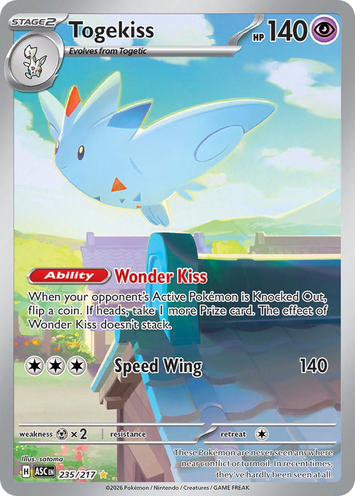 Togekiss 235/217 - POKEMON MEGA EVOLUTION: ASCENDED HEROES